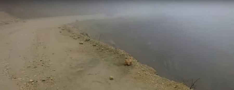 Is the road to Laza unpaved?