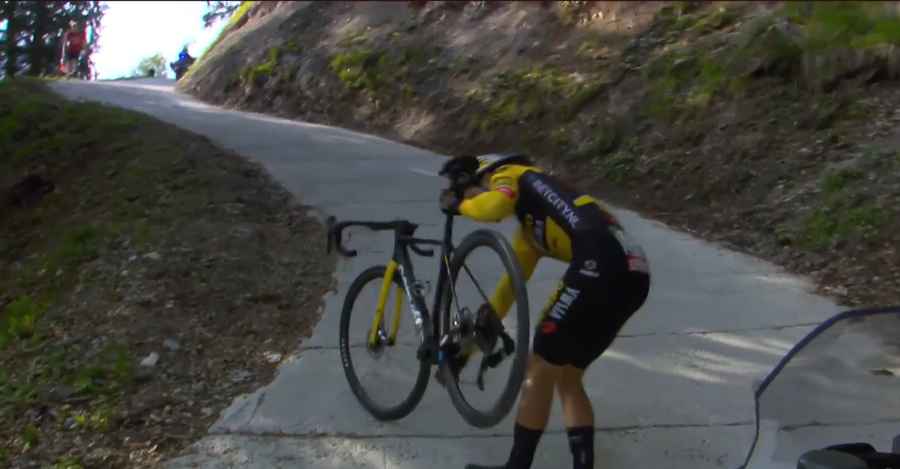 Is the road to Monte Lussari paved?