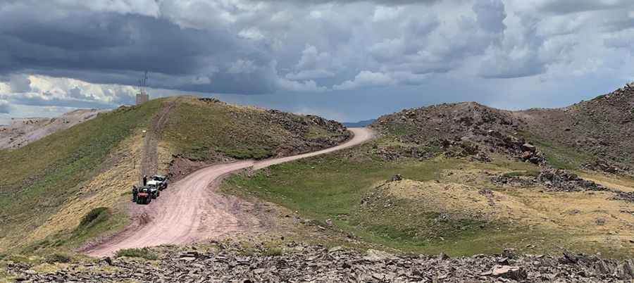 Is the road to Mount Brigham in Utah unpaved?