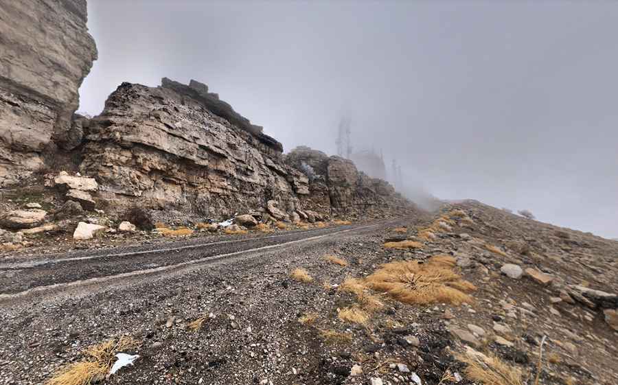 Is the road to Mount Korek paved?