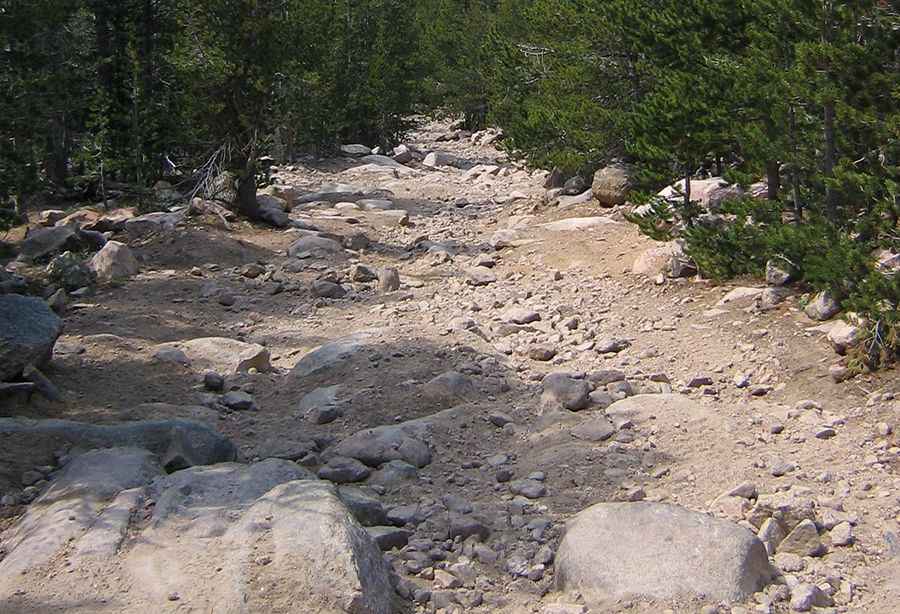 Is the road to Shoshone Lake unpaved?
