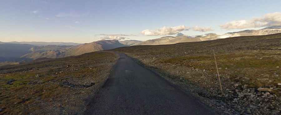 Juvasshytta is the highest road in Northern Europe
