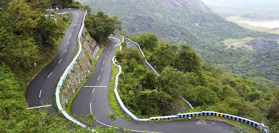 Kolli Hills is the road with 70 hairpin turns