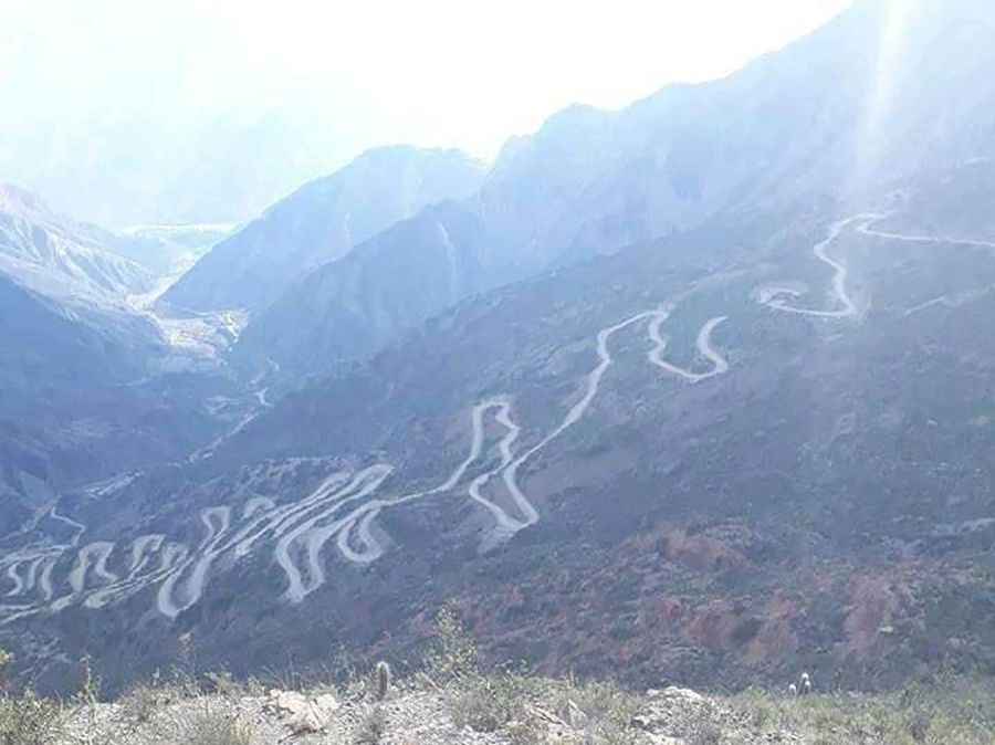 Luribay winding road is an epic drive in Bolivia