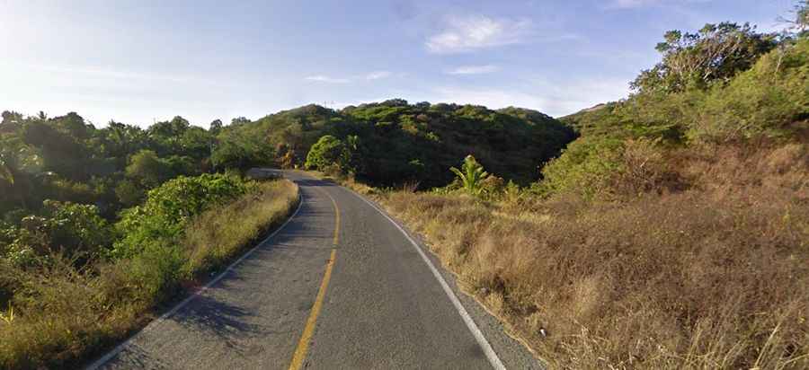 Michoacan Coastal Road is a road with beaches and rocky cliffs in Mexico