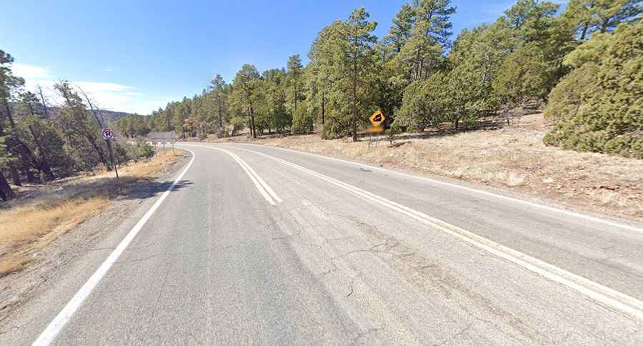 Mingus Summit in AZ: a road with several dizzying hairpin bends