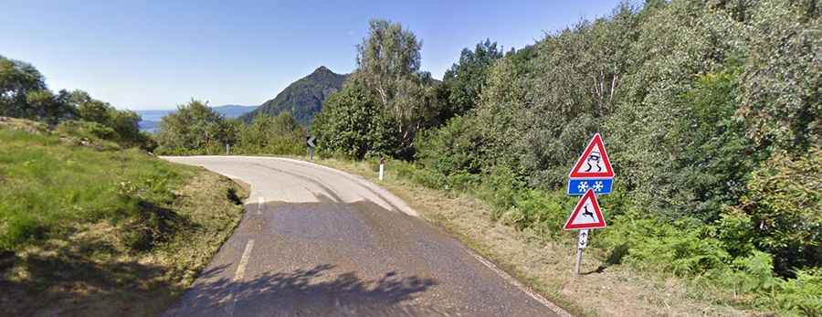 Monte Ologno: Driving the steep 13% Giro d’Italia climb in Piedmont