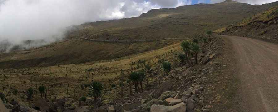 Mount Bwahit is one of the highest drivable roads in Africa