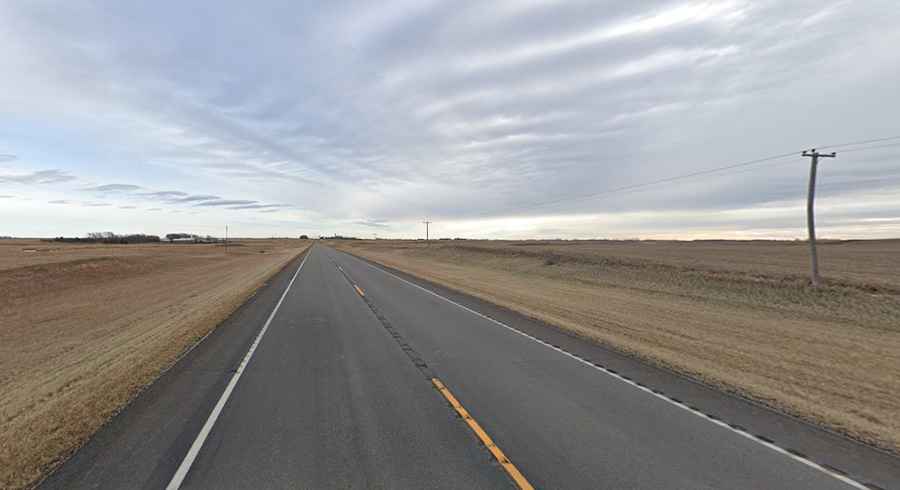 ND-46 W is the longest straight road in the US and Canada