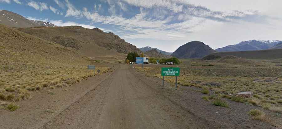 Pichachen Pass is a vital border road from Argentina to Chile in the Andes