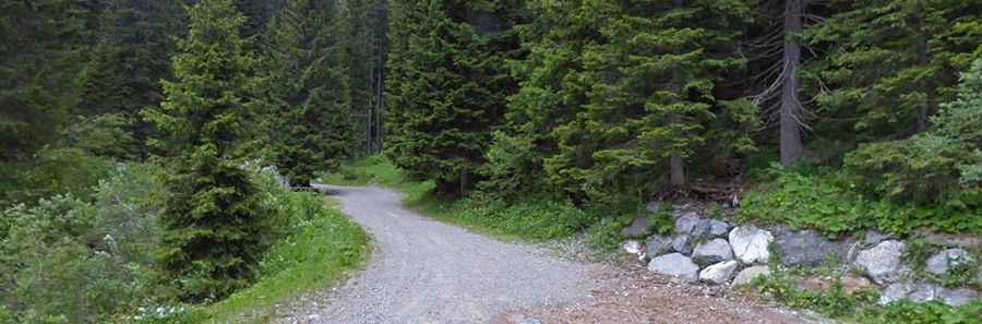Polentin Pass: Driving the border road from Stranig to Paularo