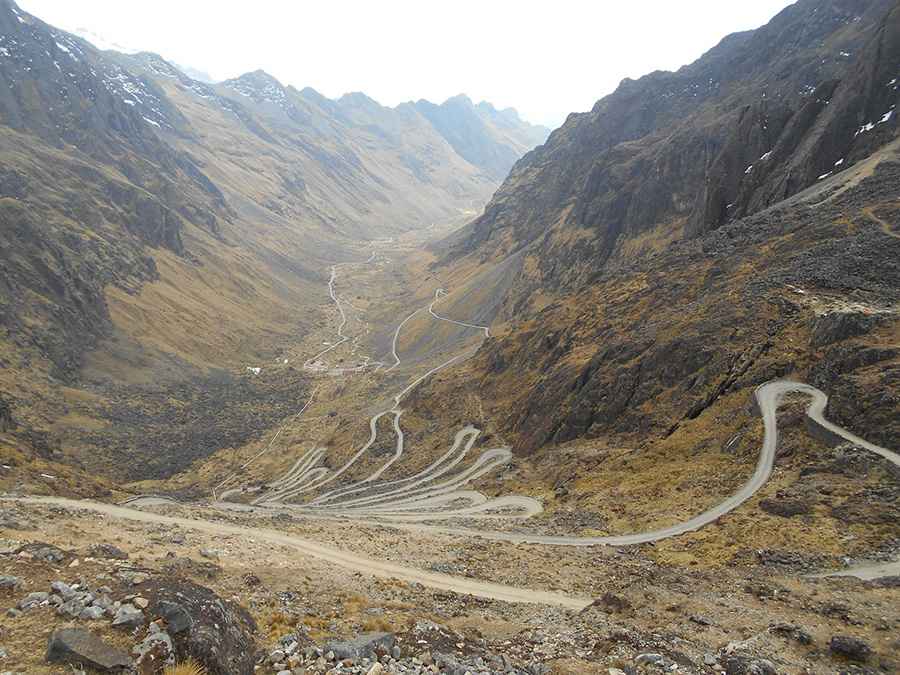 Reaching the Sky on the Winding Road to Alto Pacuni in the La Paz Department