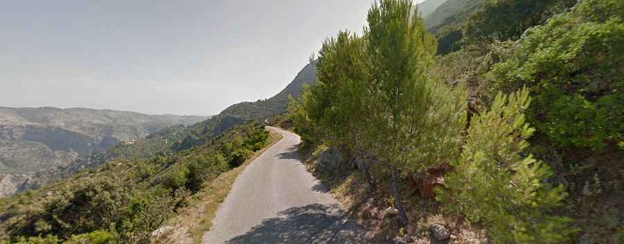 Road Beniarres-Vilallonga