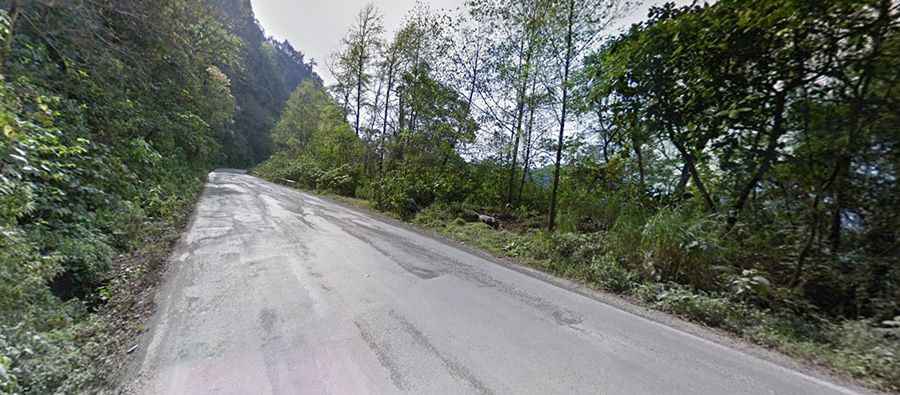 Road Mexico 105 Peñas de Tlanchinol