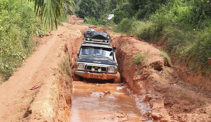 Route Nationale 5 is said to be the worst road of Madagascar