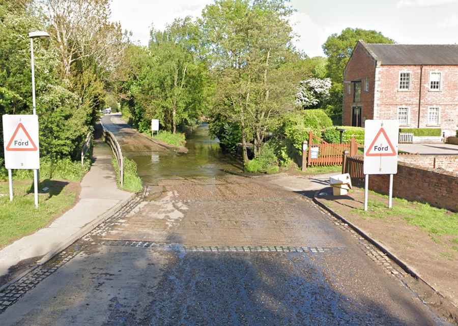 Rufford Ford is the river crossing that went viral on YouTube and TikTok
