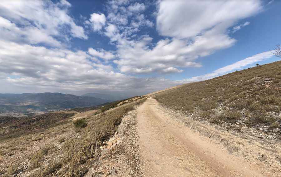 SH74 in Albania: this road is not for timid drivers