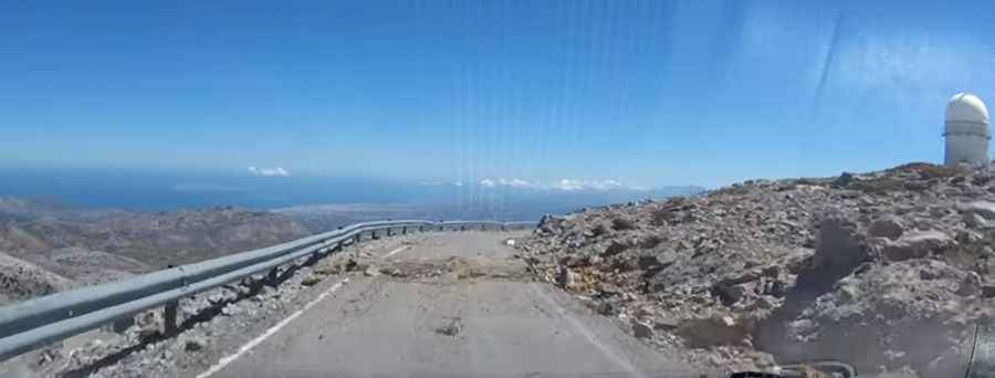 Skinakas Mountain is the highest paved road of Crete