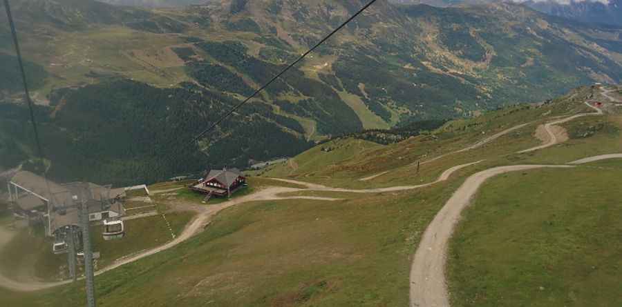 Sommet de la Saulire, one of the highest roads of France