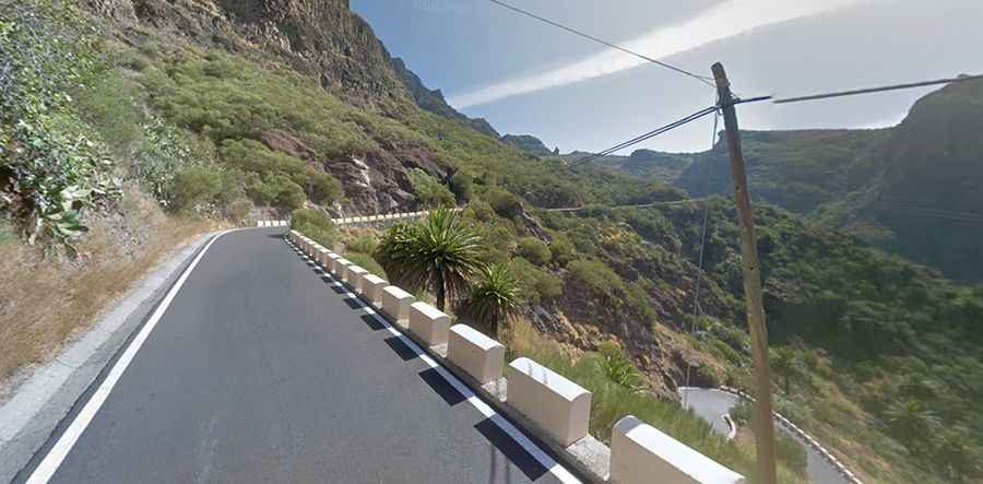 TF-436 is a challenging zigzag road on Canary Islands