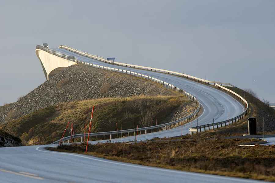 The Atlantic Road of Norway Is a Scenic Coastal Drive on the Edge of the Sea