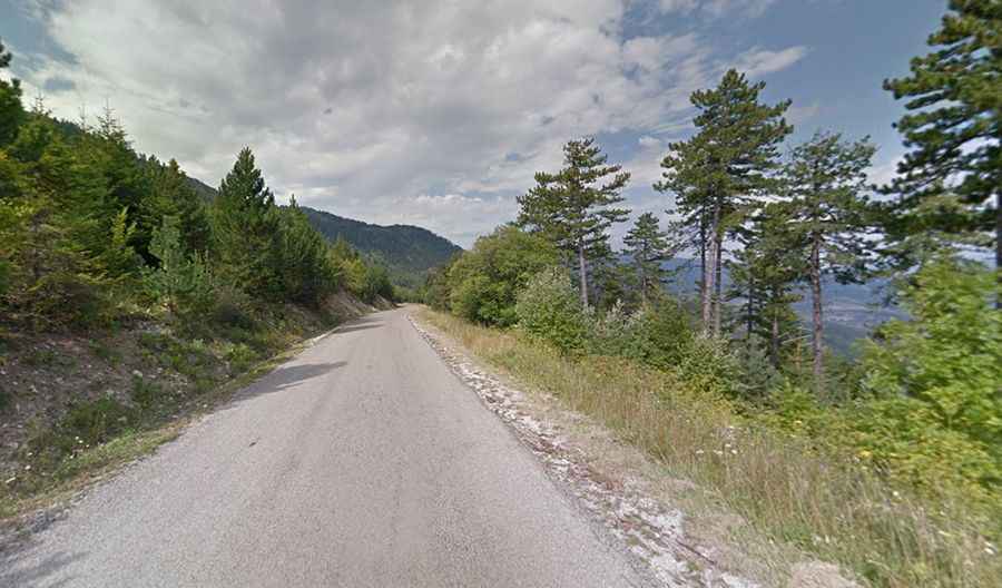 The brutal climb to Station de Valdrome with 15% ramps