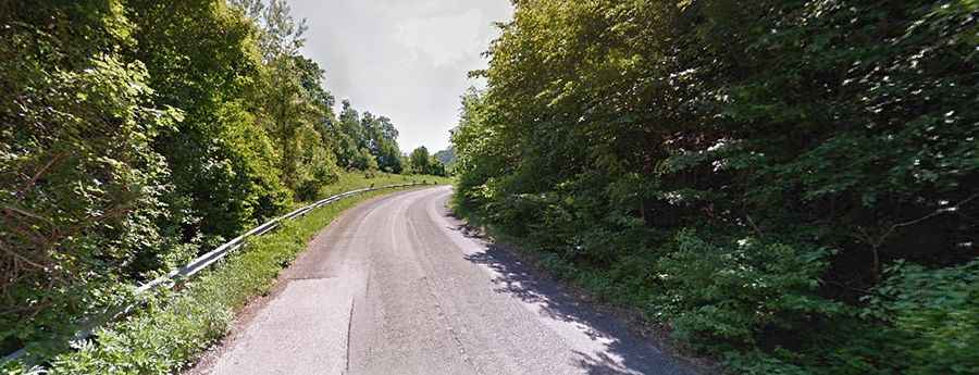 The curvy road from Szentendre to Visegrád