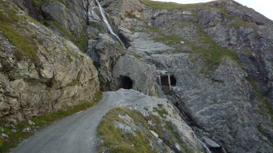 The dark galleries of Lac de Mauvoisin: A tunnel carved into the Alps
