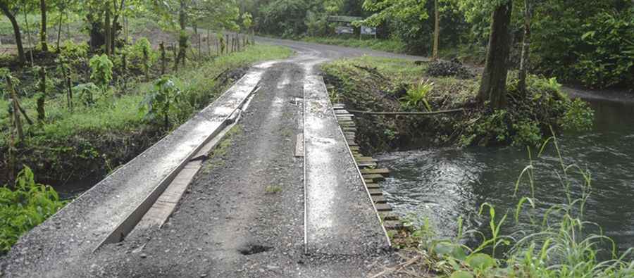 The Drake Bay Bridge is not for the sissies
