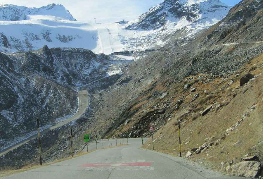 The journey is the destination along the Ötztal Glacier Road in the Alps