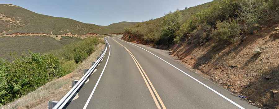 The killer Old Priest Grade Road in California hits a 20% of max gradient