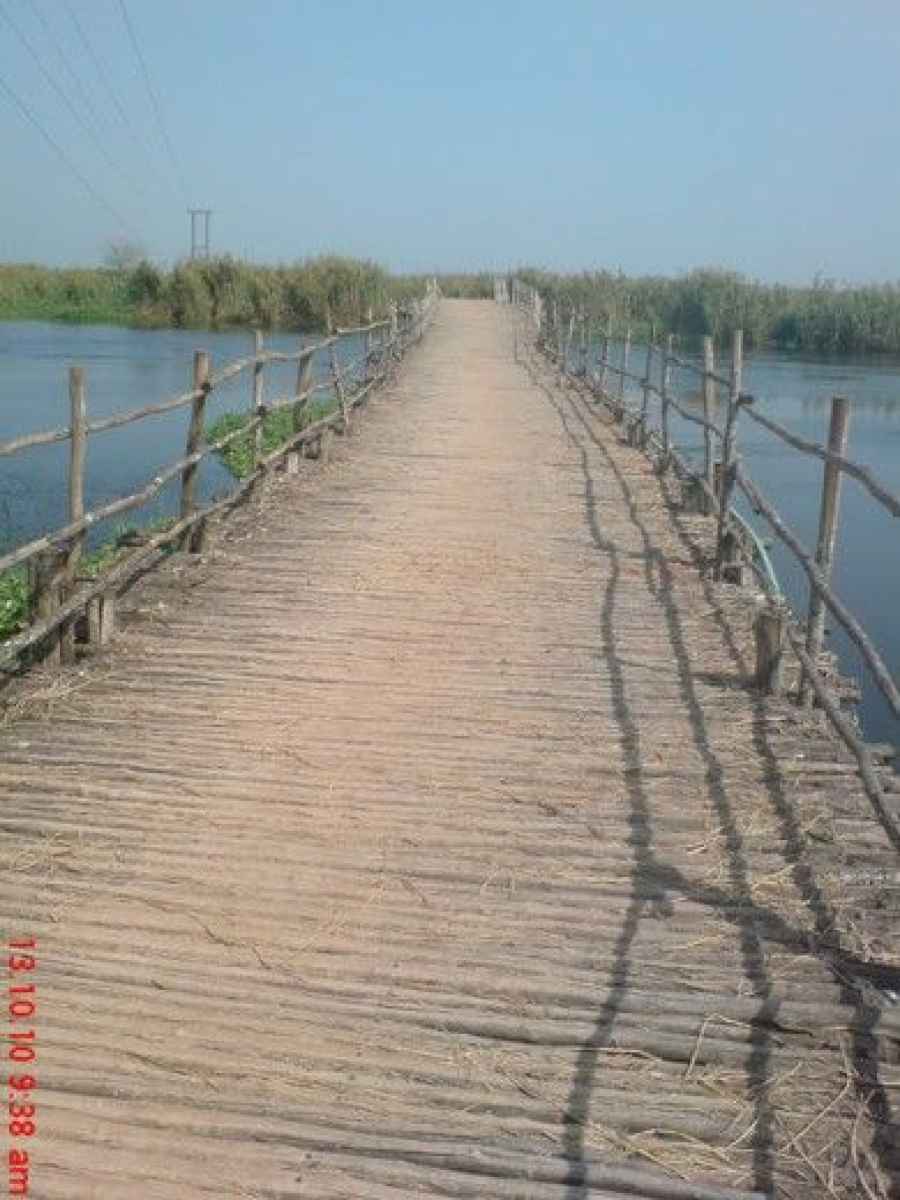 The Kolleru Wood Bridge is not for the sissies