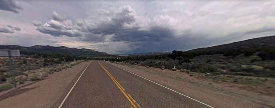 The Loneliest Highway to Pinto Summit in NV