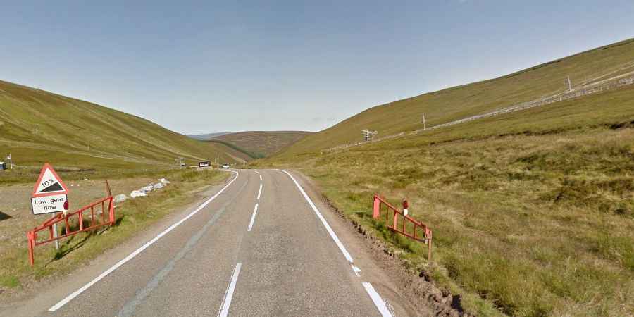 The Old Military Road through the Wicklow mountains of Ireland