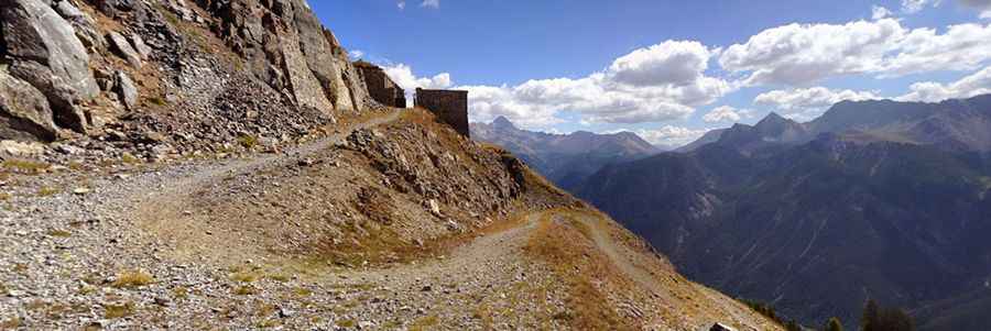 The old military road to Col de l’Infernet in the Hautes-Alpes