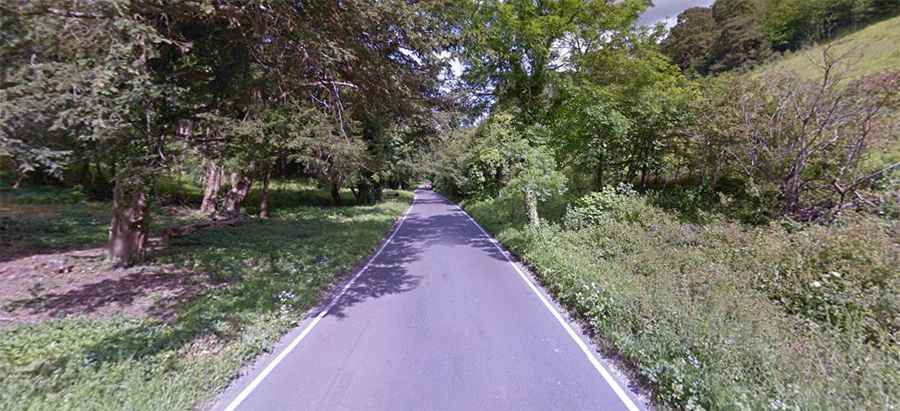 The Olympics cycling Zig Zag road at Box Hill in England