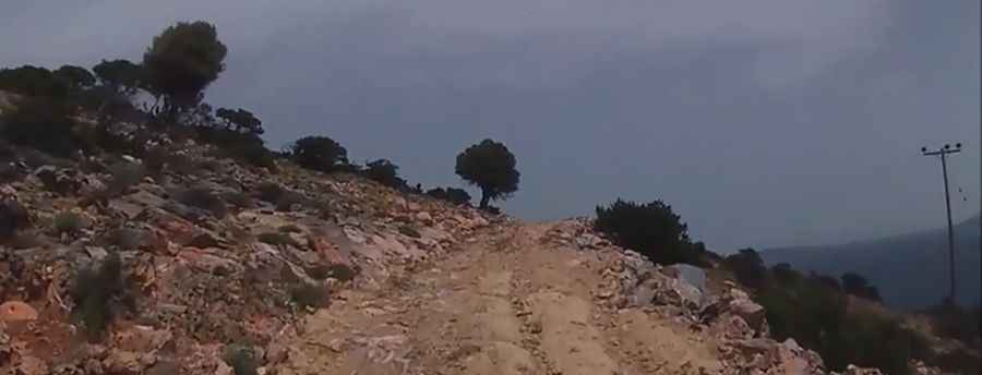 The road from Agiassos to Kalantos is not a Sunday drive