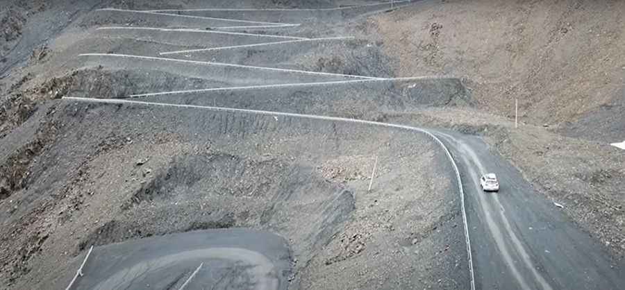 The road to Birukangqing La is not for the faint of heart