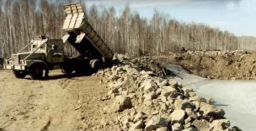 The road to Lake Karachay, the most polluted place on Earth