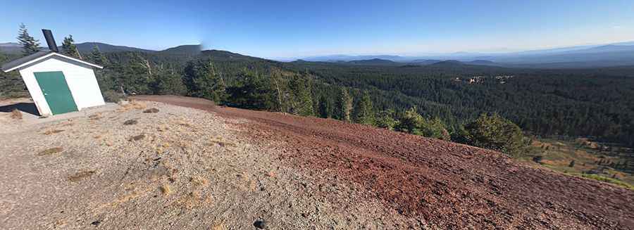 The road to Little Mount Hoffman in CA isn’t an easy one