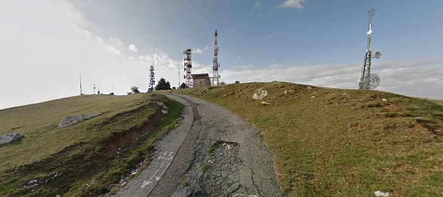 The road to Monte Faudo in Imperia is not for the sissies