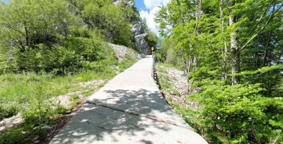 The road to Monte Festa is not for the faint of heart