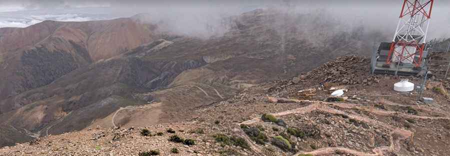 The Road to Portezuelo de Chapiquina in the Andes is Not for Timid Drivers