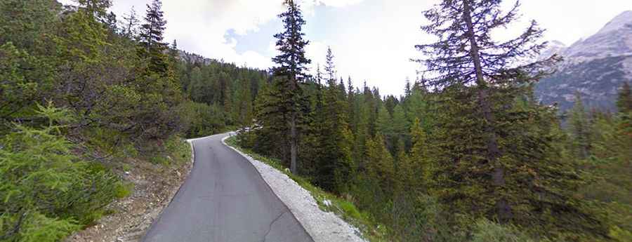 The road to Prato Piazza Pass isn’t an easy one