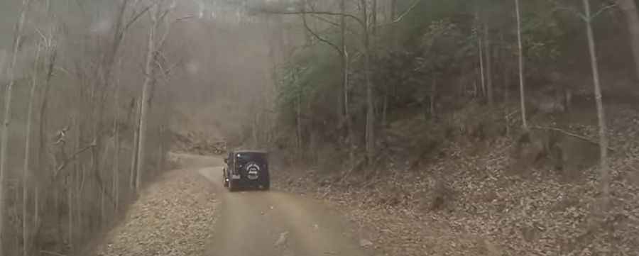 The scenic yet remote Kimsey Mountain Highway in Tennessee