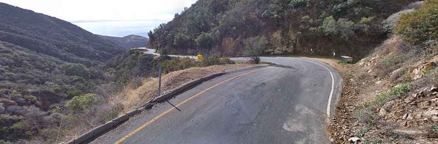The steep Tuna Canyon Road is one of the 7 Best Driving Roads in Malibu