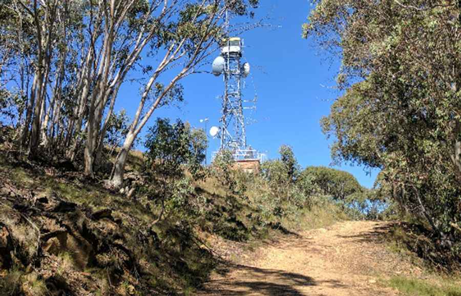 The track to Mount Terrible: low range and high clearance required