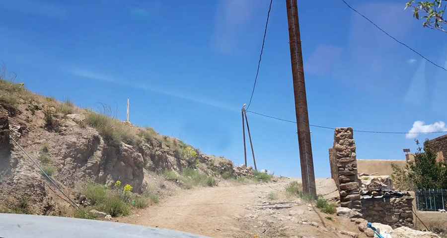 The unpaved road to Tizi n’Targa isn't an easy one