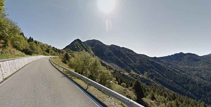 The winding road to Maniva Pass in the Alps and its 38 iconic hairpin turns