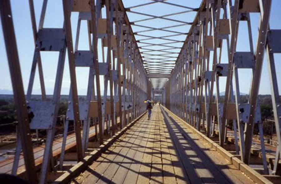Traversing the defiant Tongobory Bridge